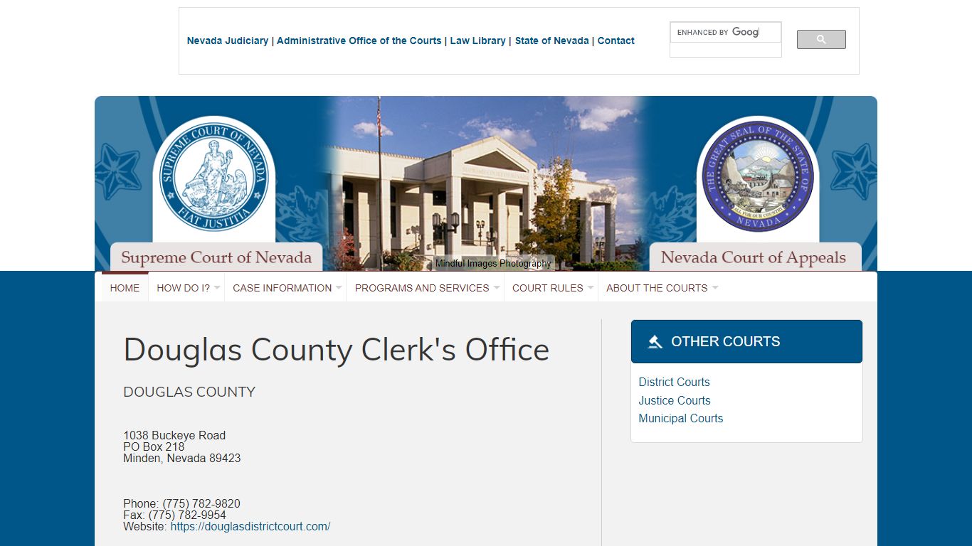 Douglas County Clerk's Office - nvcourts